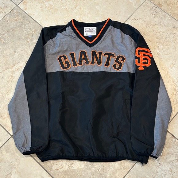G-III Sports by Carl Banks Other - Vintage SF Giants Windbreaker Mens M Black MLB G-III Sports Genuine Merchandise
